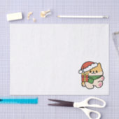 Yappy Howlidays – かわいいクリスマス犬の漫画 薄葉紙 (クラフト)