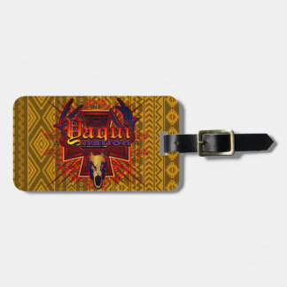 Yaquiの国家のシカのスカルのデザイン ラゲッジタグ