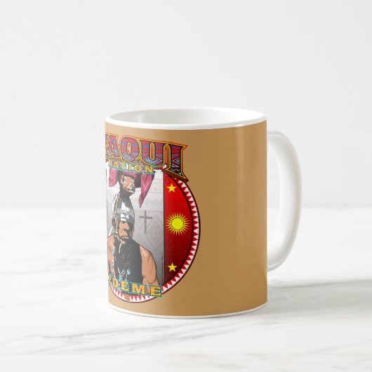 Yaquiの国家のYoemeのコーヒー・マグのデザイン コーヒーマグカップ (正面右)