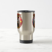 Yaqui Yoemeのシカのダンサーのデザイン トラベルマグ (中央)