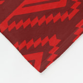 Yaqui Yoemeのシカのダンサーのフリースブランケット フリースブランケット (角)