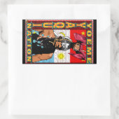 Yaqui Yoeme Deer Dancerステッカー 長方形シール (バッグ)