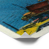 Yaquinaベイブリッジとウォーターフロントニューポート、または ポスター (角)