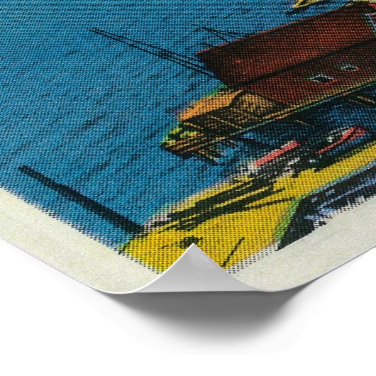 Yaquinaベイブリッジとウォーターフロントニューポート、または ポスター (角)