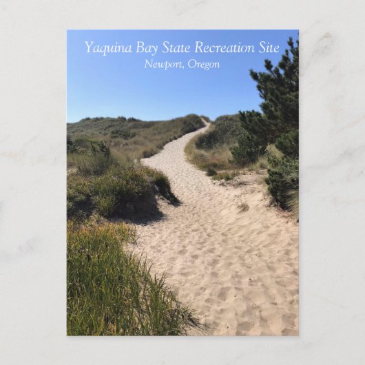 Yaquina Bay州レクリエーションサイト，オレゴン，ニューポート ポストカード (正面)