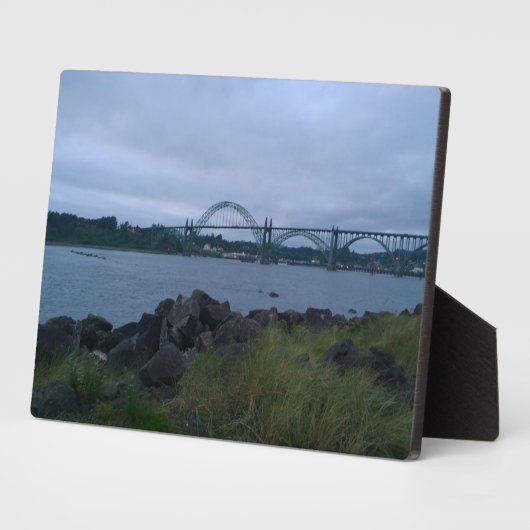 Yaquina Bay Bridge（ヨーポート、オレゴン） フォトプラーク (側面)