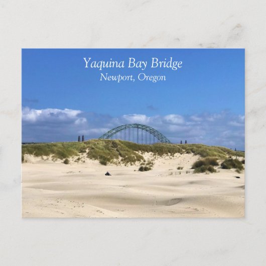 Yaquina Bay Bridge（ヨーポート、オレゴン） ポストカード (正面)