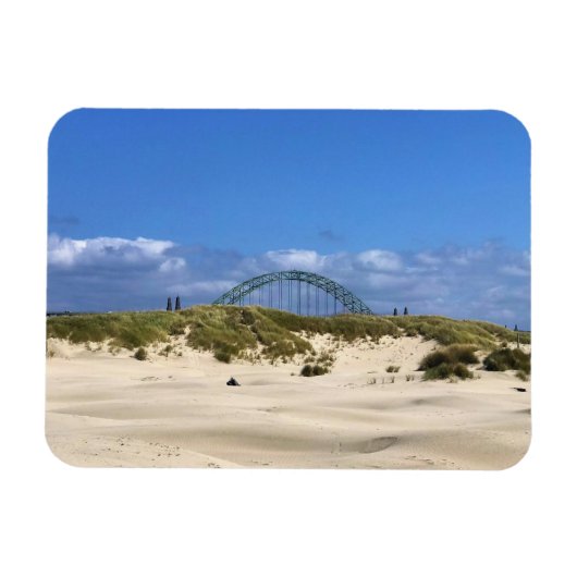 Yaquina Bay Bridge(ヨーポート、オレゴン) マグネット (横)