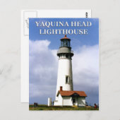Yaquina Head Light house，オレゴン葉書 ポストカード (正面/裏面)