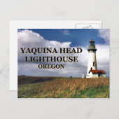 Yaquina Head Light house，オレゴン葉書 ポストカード (正面/裏面)