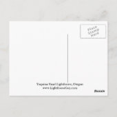 Yaquina Head Light house，オレゴン葉書 ポストカード (裏面)