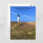 Yaquina Head Light house, Newport,オレゴン葉書 ポストカード (正面/裏面)