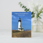 Yaquina Head Light house, Newport，オレゴン葉書 ポストカード (スタンド正面)