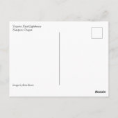 Yaquina Head Light house, Newport，オレゴン葉書 ポストカード (裏面)