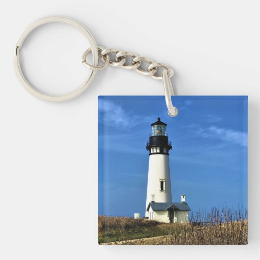 Yaquina Head Light house, Newport，オレゴン キーホルダー (正面)