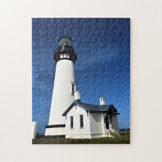 Yaquina Head Light house, Newport，オレゴン ジグソーパズル (縦)