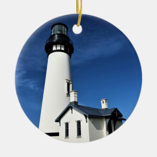 Yaquina Head Light house, Newport,オレゴン セラミックオーナメント (正面)