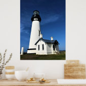 Yaquina Head Light house, Newport,オレゴン ポスター (キッチン)