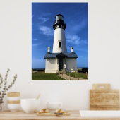 Yaquina Head Light house, Newport,オレゴン ポスター (キッチン)
