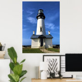 Yaquina Head Light house, Newport,オレゴン ポスター (ホームオフィス)