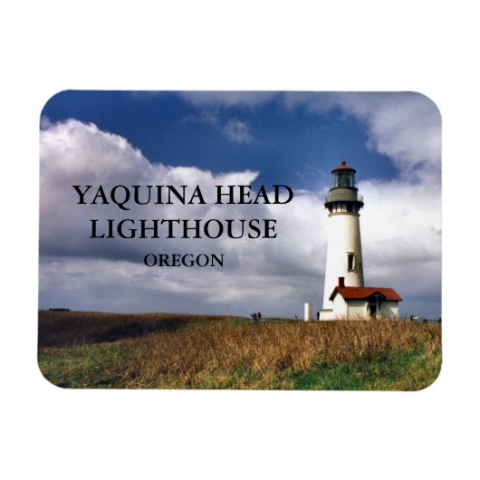 Yaquina Head Light house, Oregon Flexi Magnet マグネット (横)