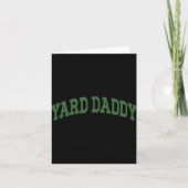 Yard Daddy Funny Lawn Mowing Dad Gardening Dad _1  カード (正面)