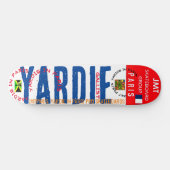 YARDIE IN PARIS 8 1/4"スケートボードデッキ スケートボード (横)