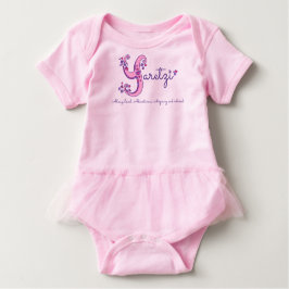 Yaretziの女の子の名前及びYのモノグラムのワイシャツを意味すること ベビーTシャツ
