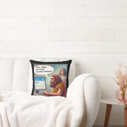 Yarg’s First Login: Banking Like a Caveman クッション (ソファ)