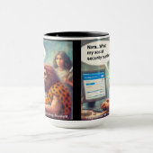 Yarg’s First Login: Banking Like a Caveman マグカップ (中央)