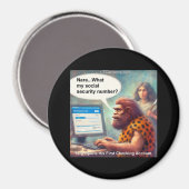 Yarg’s First Login: Banking Like a Caveman マグネット (正面/裏面)