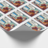 Yarg’s First Login: Banking Like a Caveman ラッピングペーパー (角)