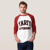 YariのAutonomicsのソフトボールのチームTシャツ Tシャツ (正面フル)