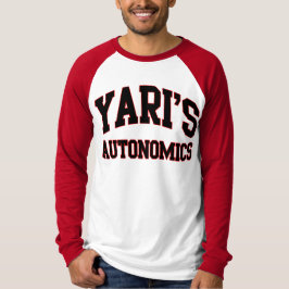 YariのAutonomicsのソフトボールのチームTシャツ Tシャツ