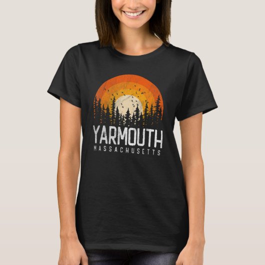 Yarmouth Massachusetts MAヴィンテージ80s 90sレトロ Tシャツ (正面)