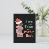 Yarn and Tales for Winter Hails Christmas  ポストカード (スタンド正面)