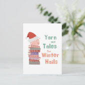 Yarn and Tales for Winter Hails Christmas  ポストカード (スタンド正面)