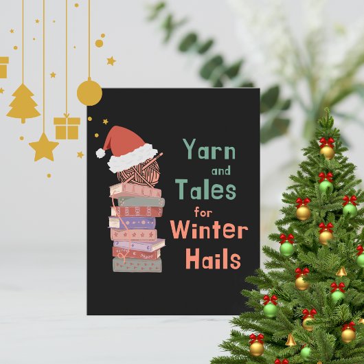 Yarn and Tales for Winter Hails Christmas  ポストカード