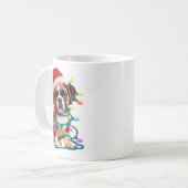 Yarn Boxer Dog Sewing Knitting Crocheting Christma コーヒーマグカップ (正面左)