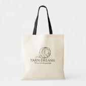 Yarn Dreams Minimalist Name トートバッグ (正面)