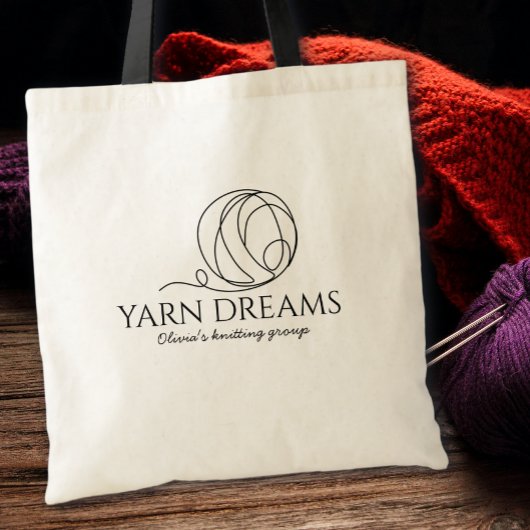 Yarn Dreams Minimalist Name トートバッグ