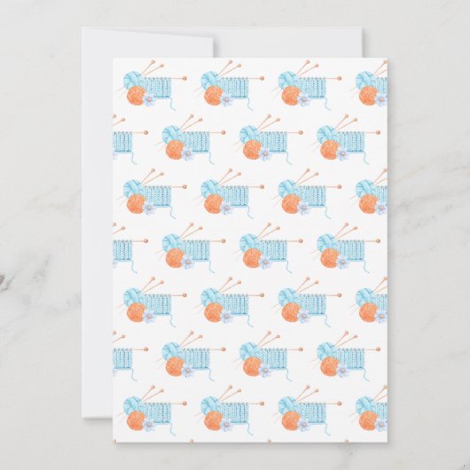 Yarn for a Good Time Crochet誕生日パーティー 招待状 (裏面)