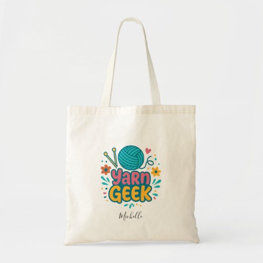 Yarn Geek Personalized トートバッグ (正面)