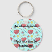 Yarn Hoarder キーホルダー (正面)