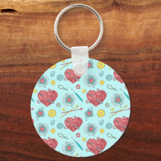 Yarn Hoarder キーホルダー (裏面)