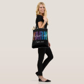 Yarn It's How I Roll Custom Knitting トートバッグ (モデル)