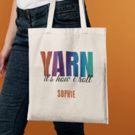 Yarn It's I 転が How I 編み物愛好家 トートバッグ