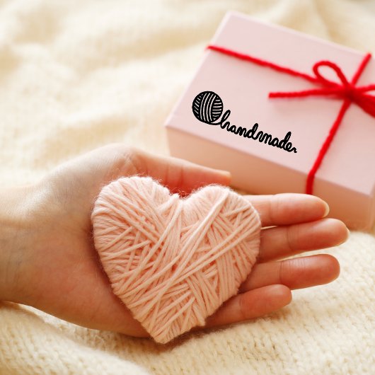 Yarn & needle crotchet Handmade Personalized ラバースタンプ