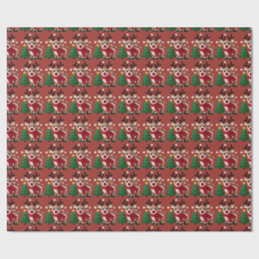 Yarn Rudolph Wrapping Paper ラッピングペーパー (フラット)
