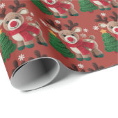 Yarn Rudolph Wrapping Paper ラッピングペーパー (ロールコーナー)